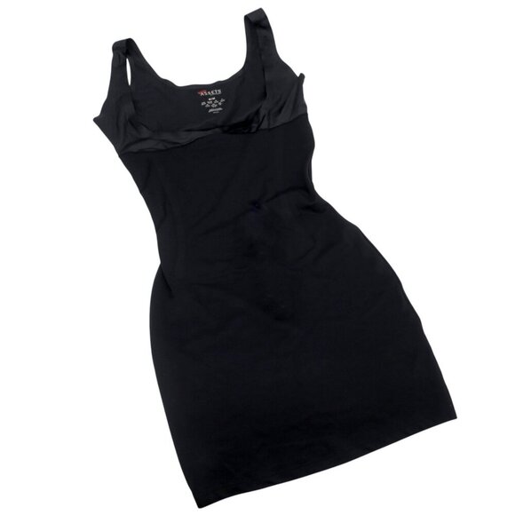 Assets by Sara Blakely Spot-On Slimmers Open Bust Torsette Shaper Slip Medium - Picture 2 of 4